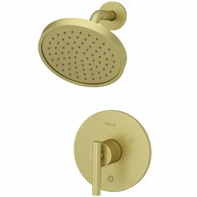 Top Rated Pfister LG89-7NCBG Contempra Shower Faucet Trim - Brushed Gold