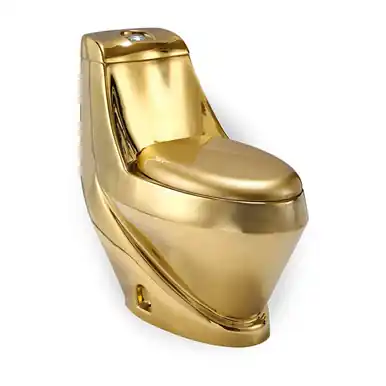 Big Sale Maison De Philip Fon-1PC-GD One-Piece Toilet with Seat included - Polished Gold