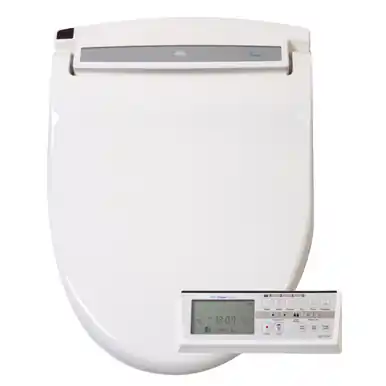 Super Sale Clean Sense DIB-1500R-EW White Elongated Bidet Toilet Seat w/Remote