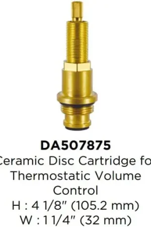 Deal Gerber DA507875 Brass Cartridge For Thermostatic Volume Control