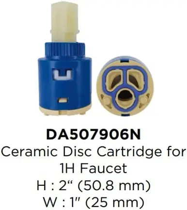 Bargain Gerber DA507906N Ceramic Disc Cartridge For Single Handle Faucet 25mm