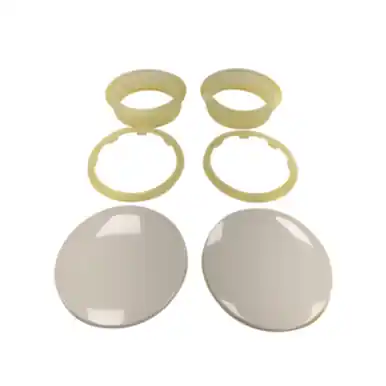 Gerber G0099857 Plastic Bolt Cover Plate Round for all Concealed Trapway Toilets - White Big Sale