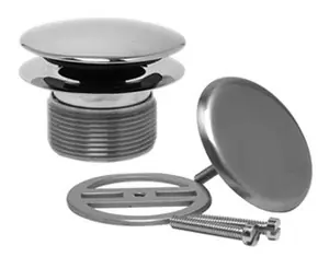 Professional Grade Mountain Plumbing UNVTRIM CPB Bath Waste & Overflow Trim Kit - Polished Chrome