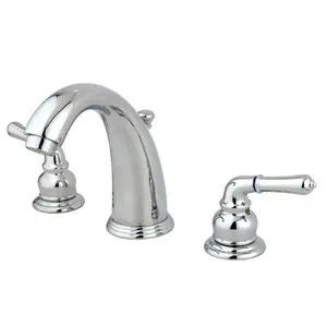 Kingston Brass Two Handle 8" to 16" Widespread Lavatory Faucet with Pop-Up Drain Drain - Polished Chrome KB981 Sale