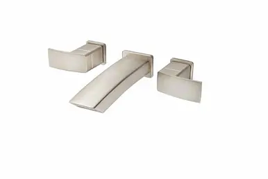 Popular Pfister LG49-DF3K Kenzo Wall Mount Lavatory Faucet - - Brushed Nickel