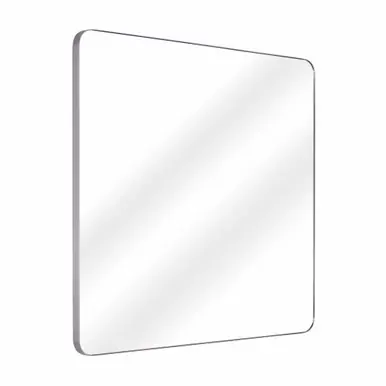 Fine Fixtures Rectangular 30 Inch X 30 Inch Mirror with Round Corners - Satin Nickel - MRR3030SN Time-Limited