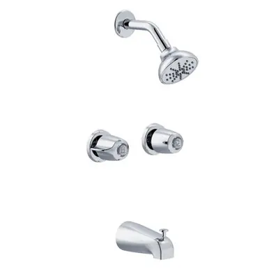 Gerber G004652083 Classics 6 Inch Centers Two Handle Tub & Shower Faucet 1.75gpm - Chrome Editor’s Pick