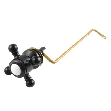 Latest Kingston Brass KTBXS0 Buckingham Side Mount Toilet Tank Lever, Matte Black