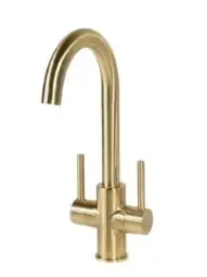 Buy Online Oakland KSB1217-SG Two Handle Single Hole Lavatory or Bar Prep Faucet - Satin Gold
