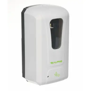 Alpine ALP430-L Automatic Hands-Free Liquid/Gel Hand Sanitizer/Soap Dispenser, 1200 mL, White Buy Online