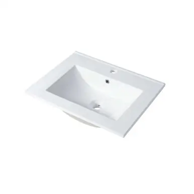 Blossom Ceramic Sink 20" X 18" Top-Mount Square - White - C04 2018 No Minimum Order