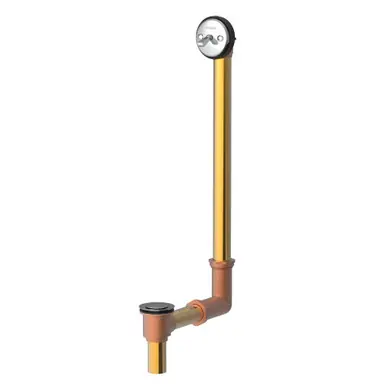 Gerber G004180392 Classics Pop-up Drain for Roman Tub with Drain in Shoe Installation -Chrome One Day Deal