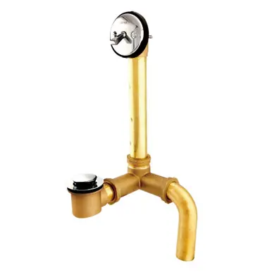 Gerber G0041809 Classics Pop-up Side Outlet Drain for Standard Tub -Chrome Premium