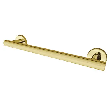 New Arrival Kingston Brass GBS1416CS2 Berwyn 16" Grab Bar, 1-1/4" O.D, Polished Brass