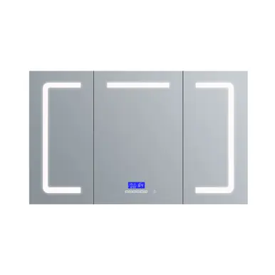 Lexora Lesina 60" Wide x 32" High LED Medicine Cabinet w/ Defogger Top Pick