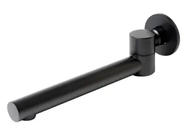Alfi Black Matte Round Foldable Swivel Tub Spout Exclusive