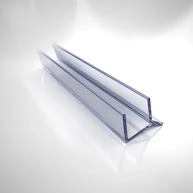 Dreamline 63016100-1930 JT033B-10, Clear Vinyl Seal, 76 in. Length, for 3/8 in. (10 mm.) Glass Shower Door No Minimum Order