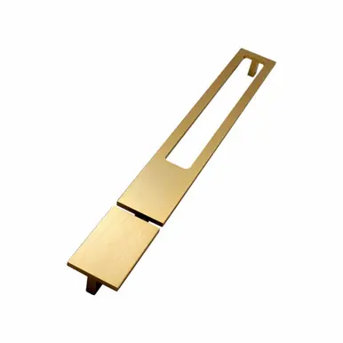 Brand New Fine Fixtures OKHA1SB Oakville Handle For 24 Inch-30 Inch Wide - Satin Brass