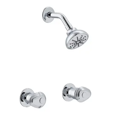 Free Delivery Gerber G0058460 Hardwater Two Handle Shower Only Faucet 1.75gpm -Chrome