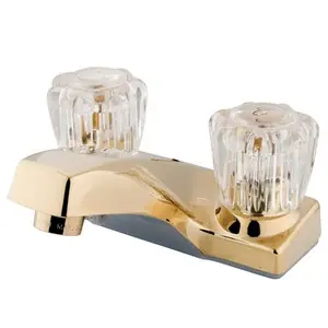 Kingston Brass Two Handle 4" Centerset Lavatory Faucet - Polished Brass - KB102LP Limited Offer
