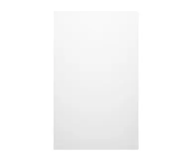 Fan Favorite Swanstone SS0367201.010 36 x 72 Smooth Glue up Bathtub and Shower Single Wall Panel in White