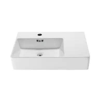 Swiss Madison SM-WS322 St. Tropez 24" Left Side Faucet Wall-Mount Bathroom Sink Popular