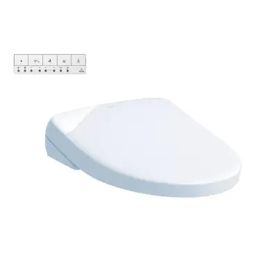 TOTO® S7A WASHLET®+ Electronic Bidet Toilet Seat, EWATER+® Bowl and Wand Cleaning, Auto Open and Close Classic Lid, Round, Cotton White - SW4735#01 Bargain