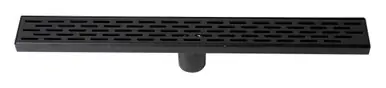 Best Price Alfi 24" Black Matte Stainless Steel Linear Shower Drain with Groove Holes