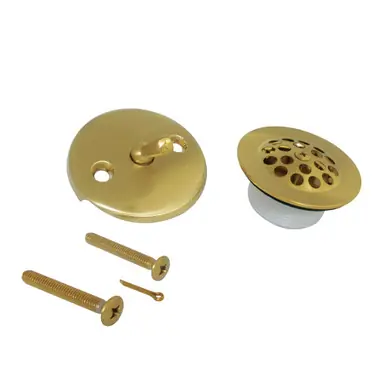 Kingston Brass DTL5305A7 Grid Tub Drain Kit, Brushed Brass Save Now