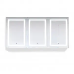 Authentic Krugg Svange7236TLRR Triple LED Medicine Cabinet 72 Inch x 36 Inch w/Dimmer & Defogger