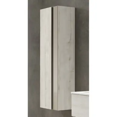 Lucena Bath 3122 Vision Tall Linen Side Cabinet 14 Inch W x 48 Inch H - Abedul And Tortora Colors Editor’s Pick