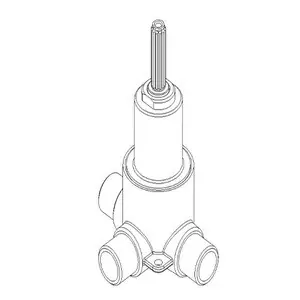 Certified Price Pfister 015-3WDNS 2 Port Two Way Diverter Rough Valve