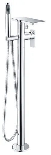 Clearance Alfi AB2875-PC Polished Chrome Free Standing Floor Mounted Bath Tub Filler Faucet