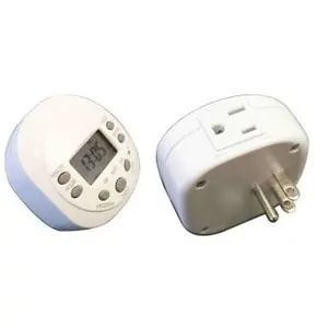 Final Sale Amba Marktime ATW-P24 Towel Warmer Plug-In Programmable Timer Switch - White - 7 Days / 24 Hour