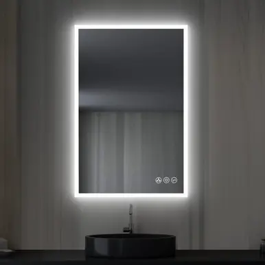 Holiday Sale Blossom LED M2 2436 Beta 24" Wide x 36" High LED Mirror With Frosted Sides