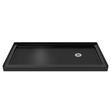 Factory Price DreamLine DLT-1136602-88 SlimLine 36 in. D x 60 in. W x 2 3/4 in. H Right Drain Single Threshold Shower Base in Black