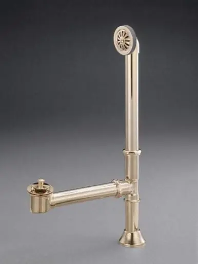 Same Day Shipping Cheviot 2222-AB Waste & Overflow Lift & Turn Drain Cover - Antique Bronze