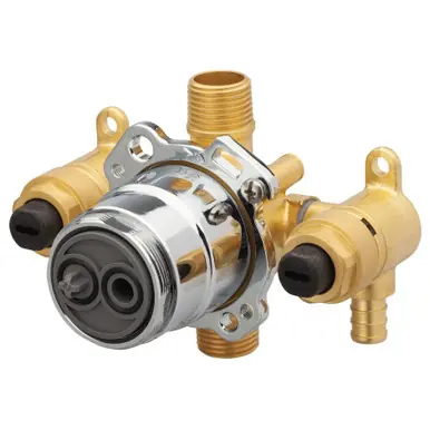 Original Gerber G00GS525S Treysta Tub & Shower Valve- Vertical Inputs WITH Stops- Crimp Pex