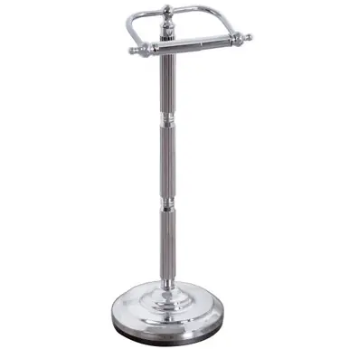 No Minimum Order Kingston Brass CC2101 Georgian Freestanding Toilet Paper Holder, Polished Chrome