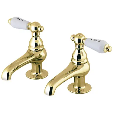 Limited Time Kingston Brass CC3L2 Basin Faucet, Polished Brass