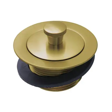No Minimum Order Kingston Brass DLL207 Brass Lift & Lock Tub Drain, Brushed Brass