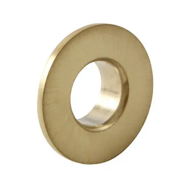 Handmade Kingston Brass EVF1117 Fauceture 1-3/16" Sink Overflow Hole Cover Ring, Brushed Brass