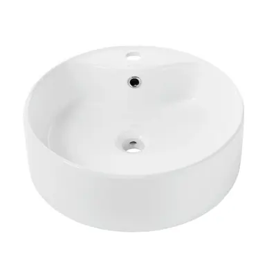 Swiss Madison SM-VS256 Monaco Round Vessel Sink with Faucet Mount - 20.5 x 19 inches Top Pick