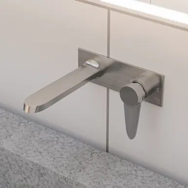 Alfi AB1772-BN Brushed Nickel Wall Mounted Modern Bathroom Faucet Buy Today