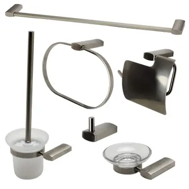 Shop Now Alfi AB9503-BN Brushed Nickel 6 Piece Bathroom Accessory Set