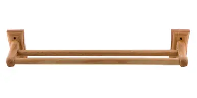 Alfi AB5505 24" Double Rack Wooden Towel Bar Limited Offer