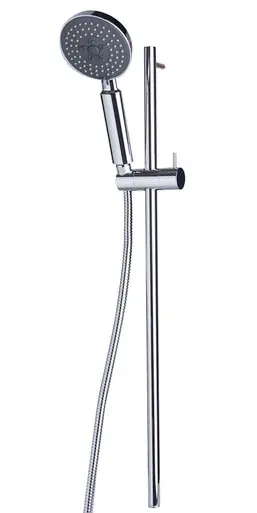 Budget Alfi AB7938-PC Polished Chrome Sliding Rail - Bar Hand Held Shower Head Set with Hose