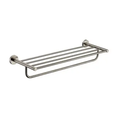 Final Sale Alfi AB9538-BN Brushed Nickel 26 inch Towel Bar & Shelf