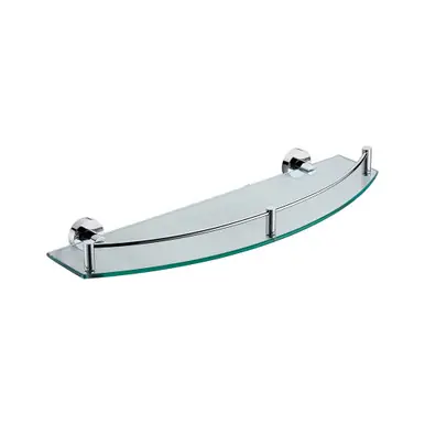 Direct From Manufacturer Alfi AB9547 Polished Chrome Wall Mounted Glass Shower Shelf