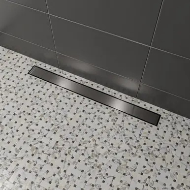 Alfi ABLD32B-BSS 32" Modern Brushed Stainless Steel Linear Shower Drain with Solid Cover Hot Deal